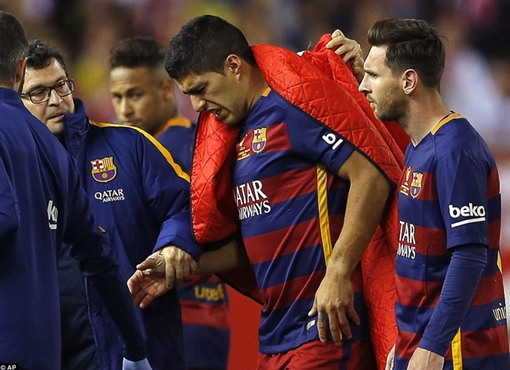 Suarez có thể lỡ hẹn Copa America