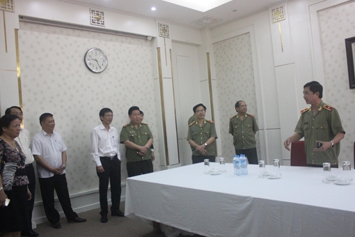 Thứ trưởng Bùi Văn Thành chủ trì làm việc về dự án xây dựng Nhà khách quốc tế của Bộ Công an