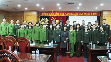 Tổng cục XDLL CAND tập huấn nghiệp vụ công tác Hội Phụ nữ năm 2014