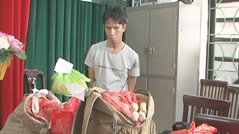 Cất giấu pháo trên xe container vẫn bị “tóm”