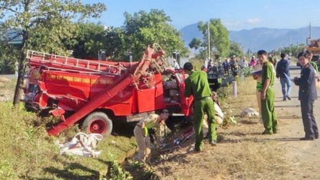 8 cán bộ, chiến sĩ Công an bị thương trên đường thi hành nhiệm vụ