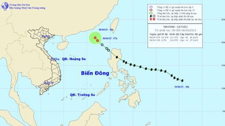 Áp thấp nhiệt đới suy yếu, miền Bắc đón không khí lạnh