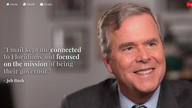 Jeb Bush dùng email cá nhân bàn những vấn đề nhạy cảm