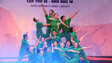 Khai mạc Hội diễn nghệ thuật quần chúng Công an nhân dân khu vực IV