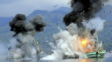 Dư luận quốc tế xung quanh biện pháp đánh chìm tàu đánh cá của Indonesia