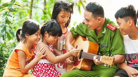 Khai mạc trại sáng tác về đề tài Công an nhân dân