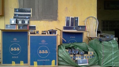 Gian nan chống buôn lậu thuốc lá tại Quảng Ninh