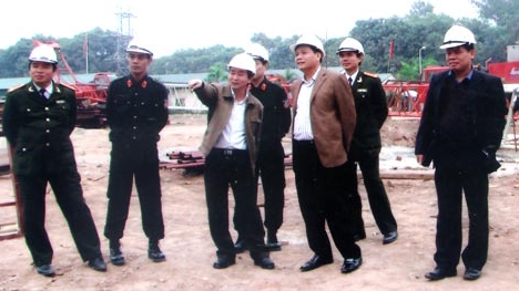 Tham gia bảo vệ tuyệt đối an toàn các công trình trọng điểm