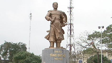 Khánh thành tượng đài chí sĩ Tăng Bạt Hổ
