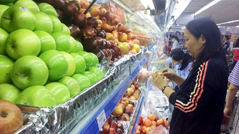 Siêu thị TP HCM không bán trái cây đông lạnh đóng gói của Trung Quốc