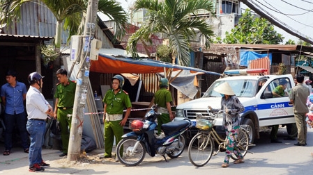 Một người đàn ông chết trong xưởng gỗ