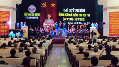Kon Tum: Long trọng kỷ niệm 40 năm Ngày giải phóng tỉnh