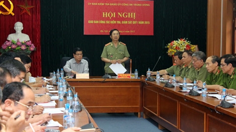 Giao ban công tác kiểm tra, giám sát quý I năm 2015