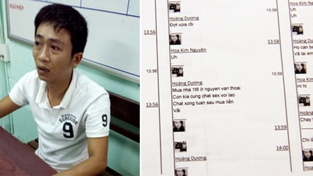 Lên facebook "dụ" nạn nhân chát sex