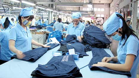 Đơn hàng của dệt may xuất khẩu rất khả quan