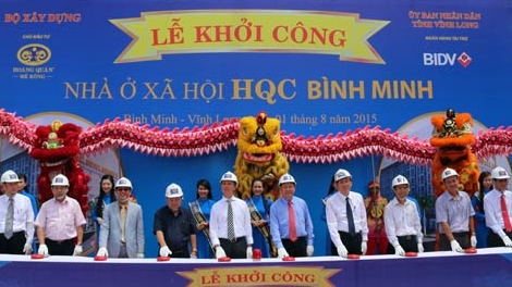 Khởi công dự án nhà ở xã hội HQC Bình Minh