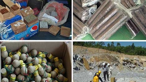 Xử lý nghiêm vi phạm về an toàn vật liệu nổ công nghiệp