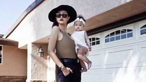 Maya lần đầu khoe con gái cưng hơn 7 tháng tuổi