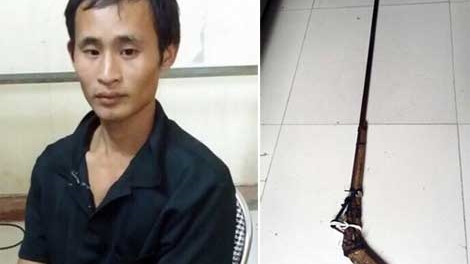 Đã bắt được kẻ dùng súng kíp tấn công để giở trò đồi bại với bé gái