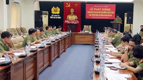 Phát động thi đua xây dựng hình ảnh đẹp về người chiến sỹ An ninh