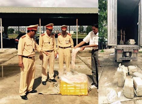 Kinh hãi phát hiện 6 tấn thực phẩm bẩn trên đường vào Nam