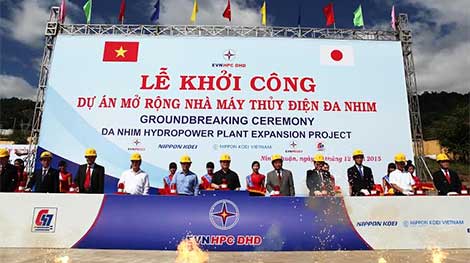 Khởi công Dự án mở rộng thuỷ điện Đa Nhim