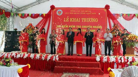 Khai trương điểm kiểm tra chuyên ngành tại cửa khẩu Tân Thanh