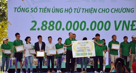 Đi bộ gây quỹ gần 3 tỷ đồng ủng hộ đồng bào nghèo đón Tết