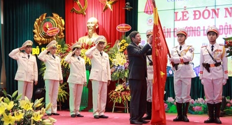 Công đoàn CAND đón nhận Huân chương Lao động hạng Nhất