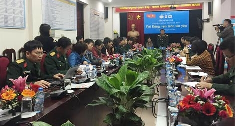 Hình ảnh anh bộ đội xuyên suốt chương trình “Với Đảng vẹn tròn niềm tin”