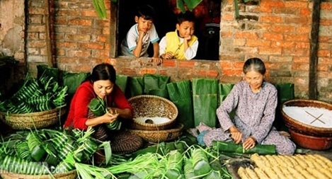 Hồn Khmer trong bánh Tét dân gian