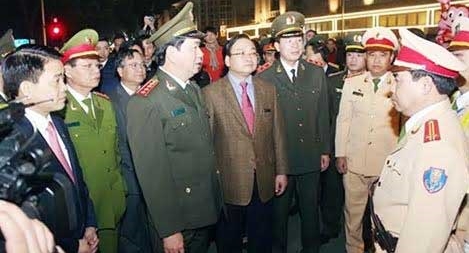 Lực lượng Công an đảm bảo cho nhân dân đón Tết trong bình yên