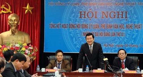 Văn học nghệ thuật góp phần xây dựng nền văn hóa và nhân cách con người