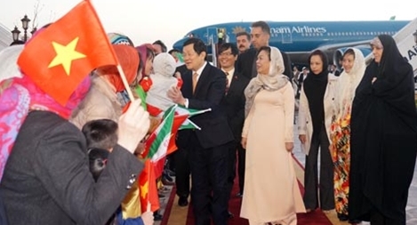 Chủ tịch nước Trương Tấn Sang bắt đầu thăm Iran