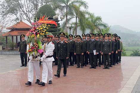 Cục An ninh Văn hóa Thông tin truyền thông: Về nguồn tại Khu Di tích lịch sử CAND