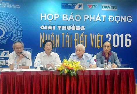 Công bố tiêu chí xét giải thưởng Nhân tài Đất Việt năm 2016