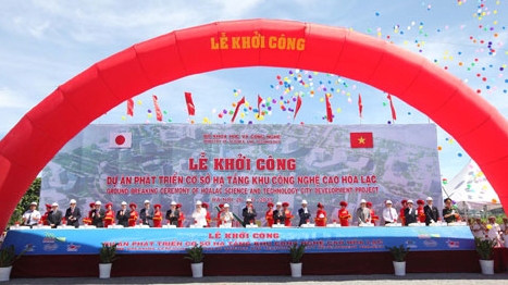 Khởi công xây dựng hạ tầng khu công nghệ cao Hoà Lạc