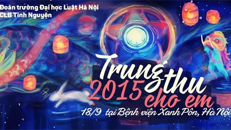 Mang Trung thu đến với các em nhỏ tại BV Xanh Pôn Hà Nội