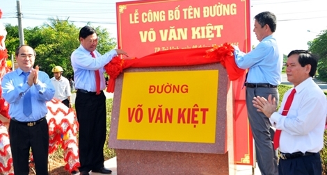 Trà Vinh đặt tên đường Võ Nguyên Giáp