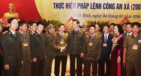 Tổng kết 7 năm công tác Công an thực hiện Pháp lệnh Công an xã