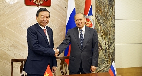 Hội đàm cấp cao Bộ Công an Việt Nam và Cơ quan An ninh Liên bang Nga