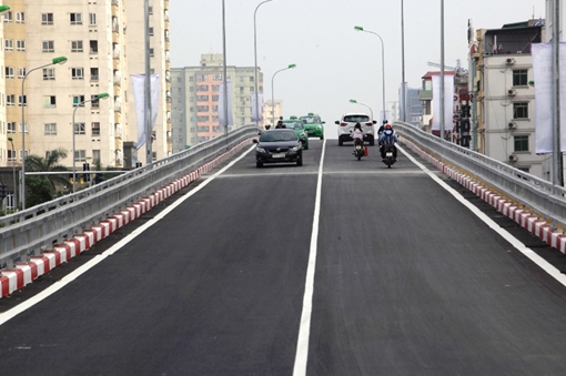 Hà Nội thông xe cầu vượt nhẹ thứ 8 