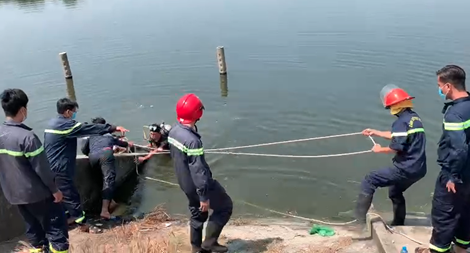 Tìm thấy thi thể 2 cháu bé bị đuối nước ở Bình Dương