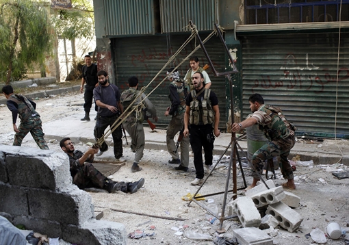 Sửng sốt với vũ khí tự tạo của phe đối lập trong cuộc nội chiến Syria