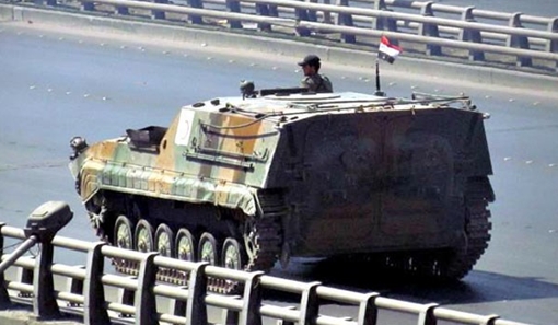 Quân đội Syria lần đầu tiên sử dụng bọc thép mới chống khủng bố