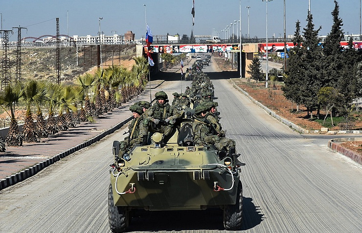 Nga bắc cầu qua sông Euphrates giúp quân đội Syria triển khai vũ khí hạng nặng