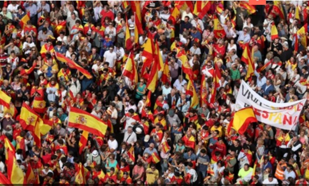 Một triệu người dân Tây Ban Nha biểu tình chống Catalonia li khai