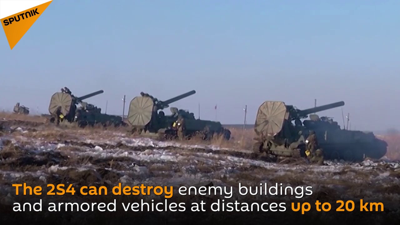 Quân đội Nga nâng cấp súng cối khổng lồ “Hoa Tulip” 2C4