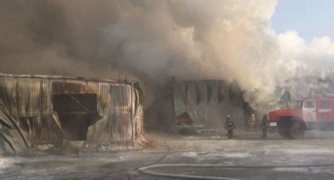 Cháy nhà máy sản xuất giày ở Nga, 10 công nhân thiệt mạng