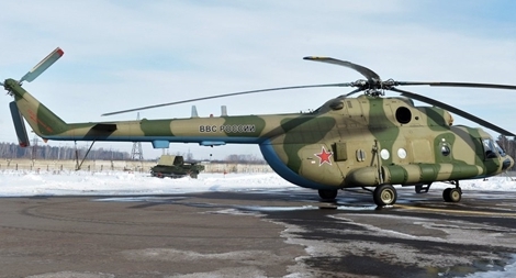 Trực thăng Mi-8 Biên phòng Nga rơi ở Checnya, 8 người chết